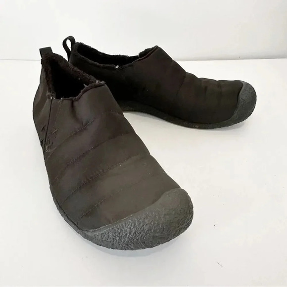 KEEN Mens 10 Howser Slipper II Monochrome Black Indoor Outdoor Comfort - Picture 6 of 7